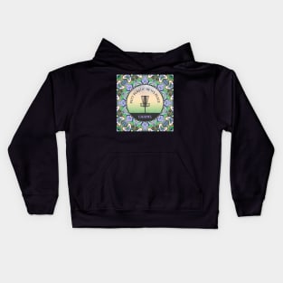 Disc Golf Mandala Kids Hoodie